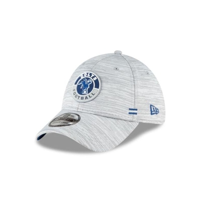 Indianapolis Colts Gorra | New Era NFL Fall Sideline Historic 39thirty Stretch Fit Cap Mexico - Grises